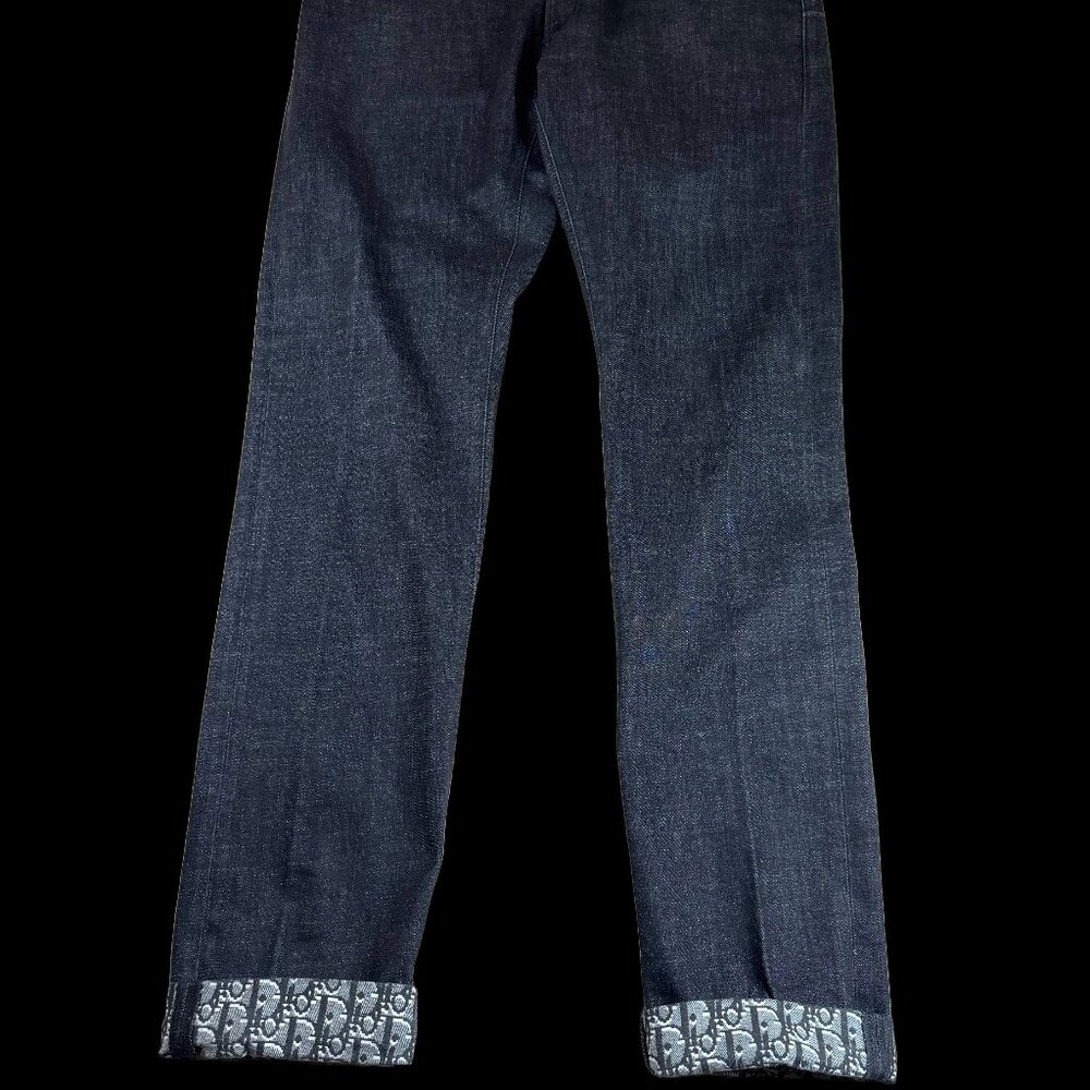 Authentic DIOR Men's Black Pants w/ Cuff - Size 36